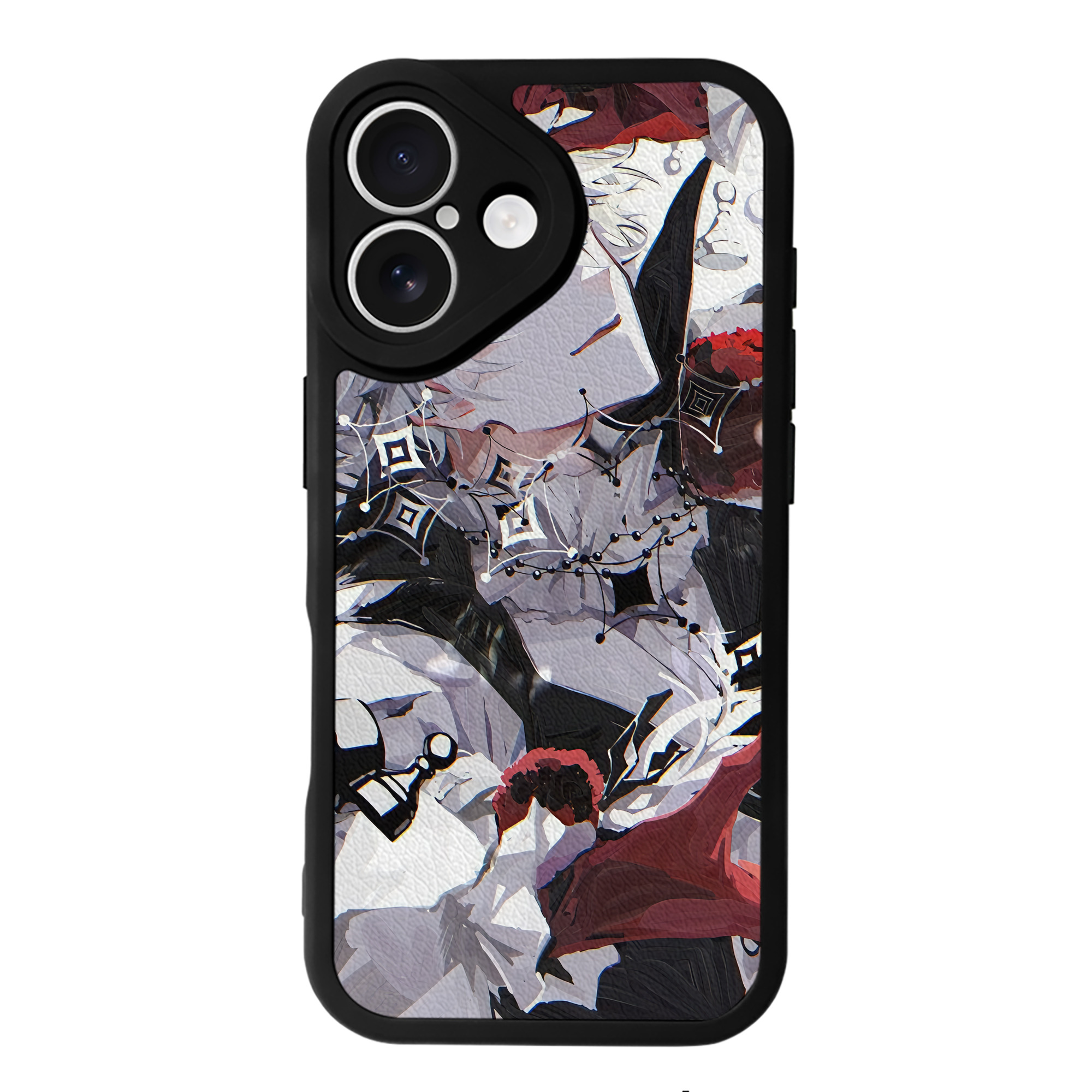 （画像用） 文豪ストレイドッグス Bungo Stray Dogs 【iPhone 16シリーズ対応】シリコンスマホケース（レザー調） 材質：シリコン